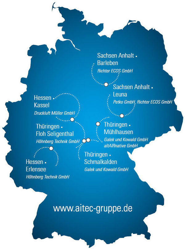 Karte: Aitec Gruppe Karte: Aitec Gruppe